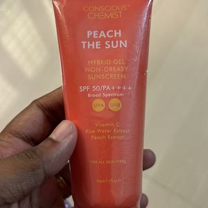 Sealed Peach Sunscreen