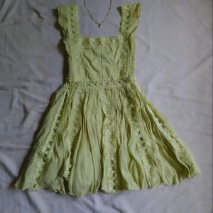 Coquette Fairycore Y2k Green Dress Pinterest Trend