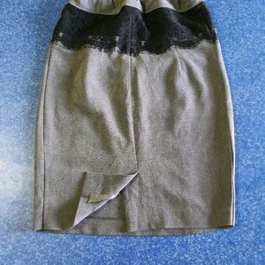 Combo Sale White Top Gray Skirt