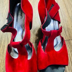 Red Black Sandal