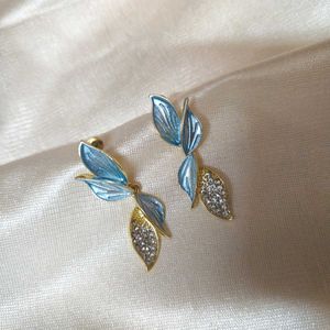 Korean Mermaid Tail Dangling Earrings