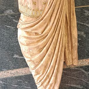 Beautiful Work Readymade Saree