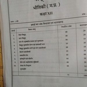 Physics Hindi Medium Book