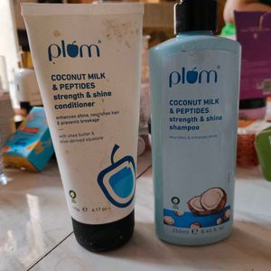 Plum Coconut Milk & Peptides Hair Care Combo