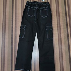 X-02 Size 28 Cargo Straight Women Denim Jeans