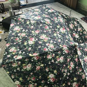 Auto Open Umbrella, Floral 22 Inch.