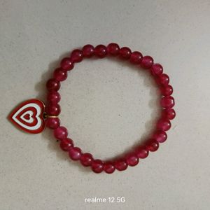 Aesthetic Red Heart Bracelet