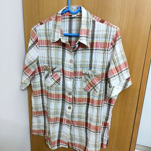 White Check Shirt