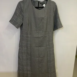 16T NEXT never Worn Grey Checked Formal Dress