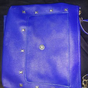 Blue Color Sling Bag