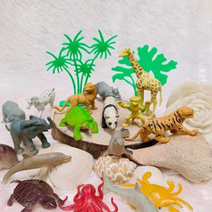 Miniature UAE Wildlife & Aquatic Animal Figures