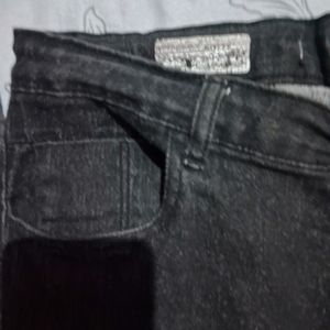 Indie Black Faded Jeans