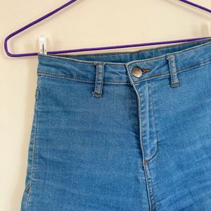 High Waist Denim Shorts