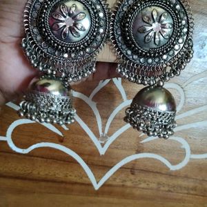 Beautiful Silver 🤍🤍 Earring Sat😘😘