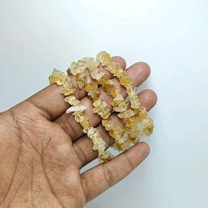 Citrine Quartz Chips Bracelet