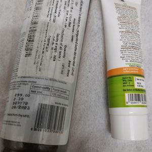 Sirona Brightening Facewash & Mamaearth Glow Cream