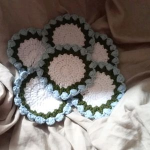 Crochet Coasters That Turn Into Tulip Bouquet 🌷