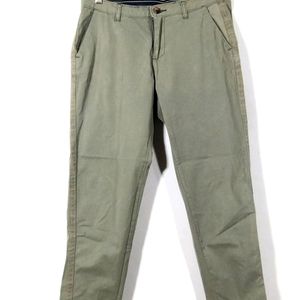 Teal Green Cotton Pant (Women)