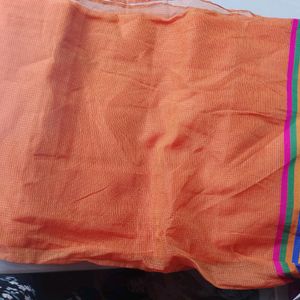 New Orange Saree🧡