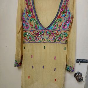 Heavy Ari Work Kurta