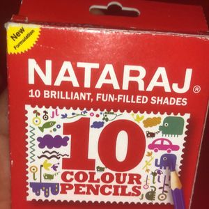 Set Of 12 Sketch Pens & Nataraj Colour Pencils