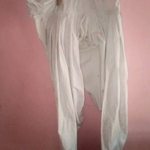 White Salwar For School Girl