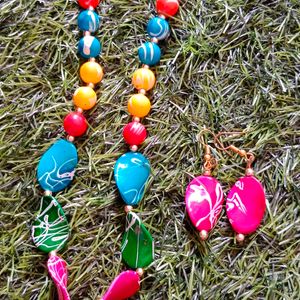 Boho Multi Colour Necklace