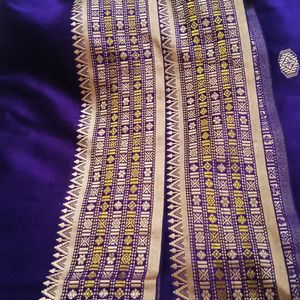 Saree of Enchanting Purple Rhapsod