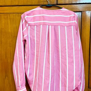 Chic HARPA  Pink Striped Shirt