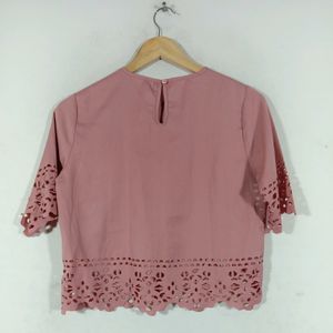 Peach Colour Casual Top (Women's)