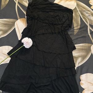 Black One Shoulder Dress