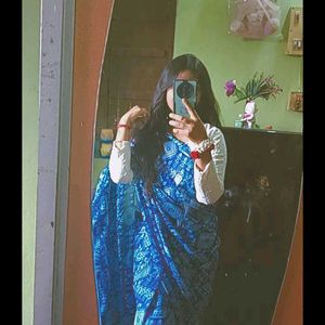 Blue Saree