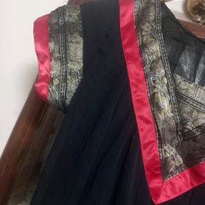 It Is A Frock Style Kurta With Straight Jacket