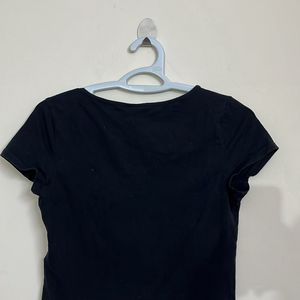 H&m Scoop Neck Crop Top