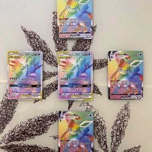 Rainbow Pokemon Cards X5