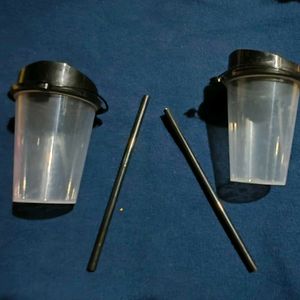 Plastic Sipper Cups With Straws