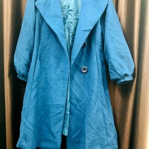 Blue Puffed Jacket