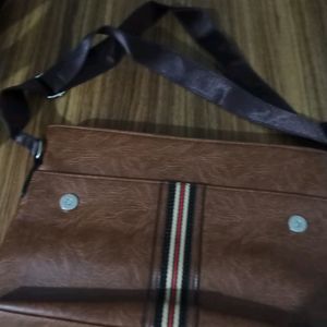 New Leather Brown Colour Office Bag