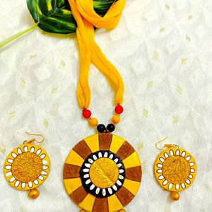 Handmade Terracotta Jewellery Set