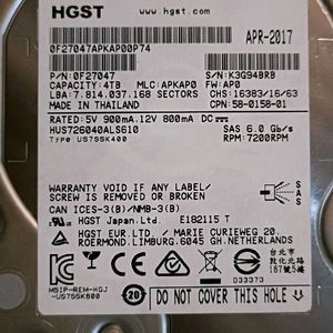 4TB Desktop Hardrive Superfast 7200 RPM