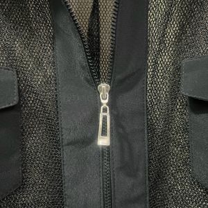 Fully Netted Shirt With Full Openable Zip