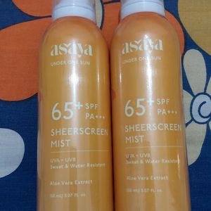 2 Sunscreen 65SPF By Asaya PREMIUM BEAUTY