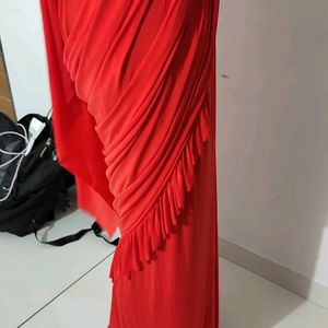 Ready To Wear Saree Red