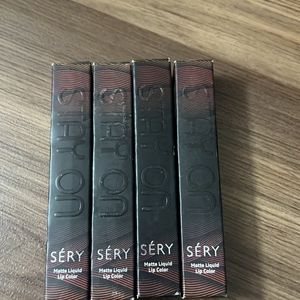 4 New Sery Matte Liquid Stayon Lip Colour