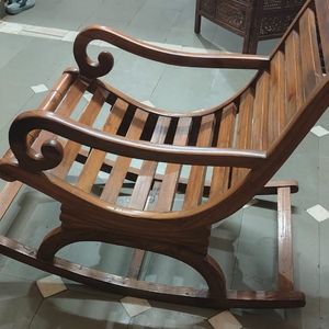 Teak Rocking Chair