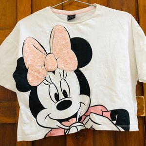 “Disney” Minni🎀 Crop top