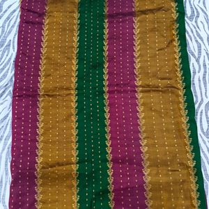 pure Kanchi pattu saree