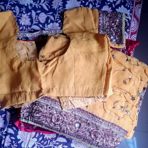 Mustard Saree, Like New