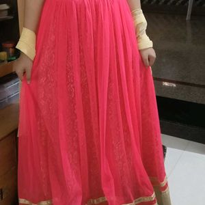 Pink Ethenic Skirt