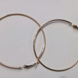 Golden Big Hoops